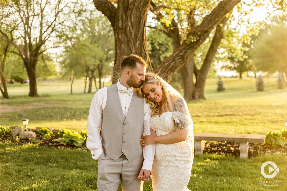 Bride & Groom Kansas Wedding Photographer