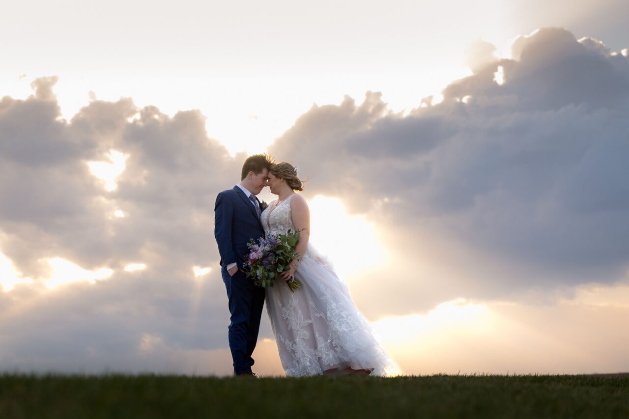 Wedding Sunset Rain Photography