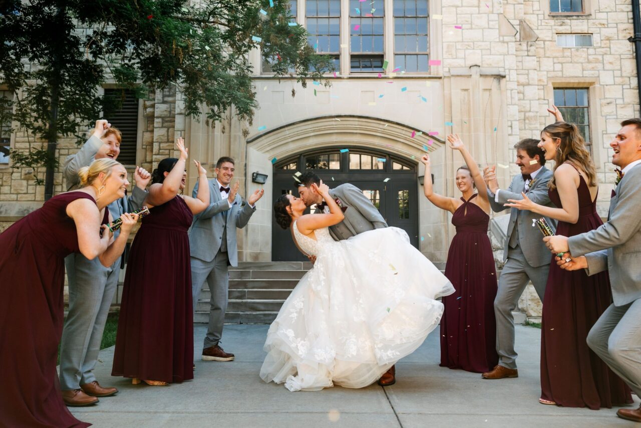 Wedding Grand Exit Photography