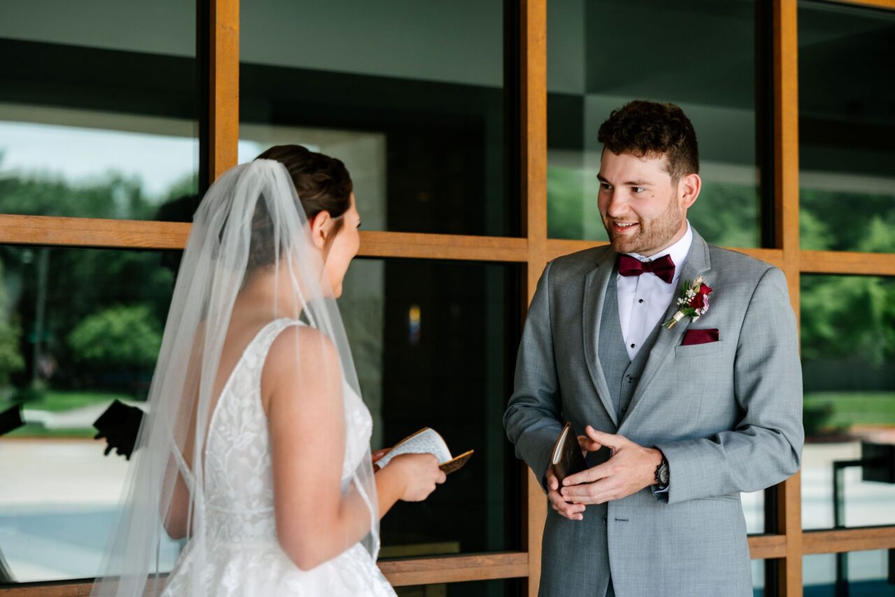 Emotional Private Vows Wedding Photography Kansas