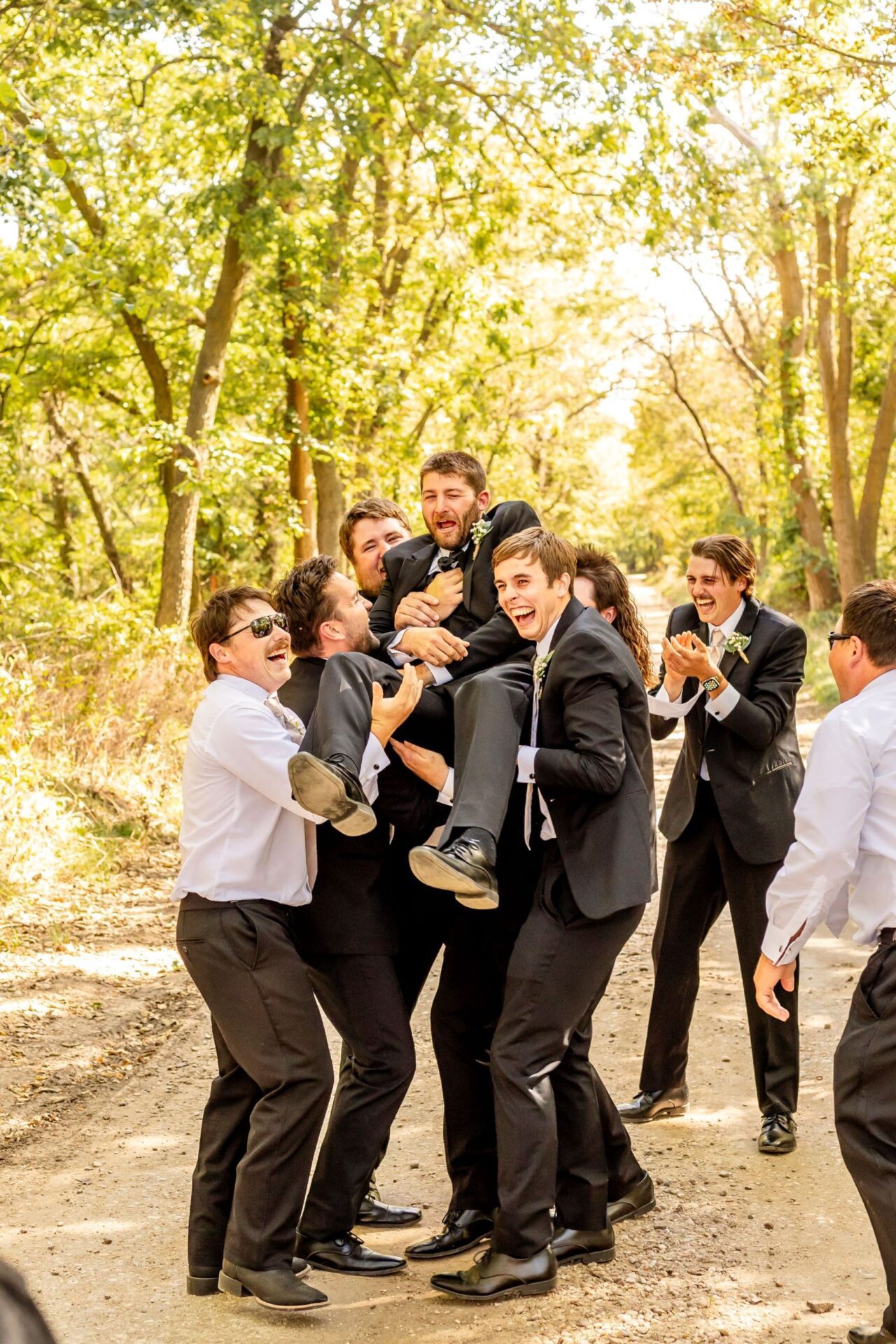 Funny Groom Wedding Photography