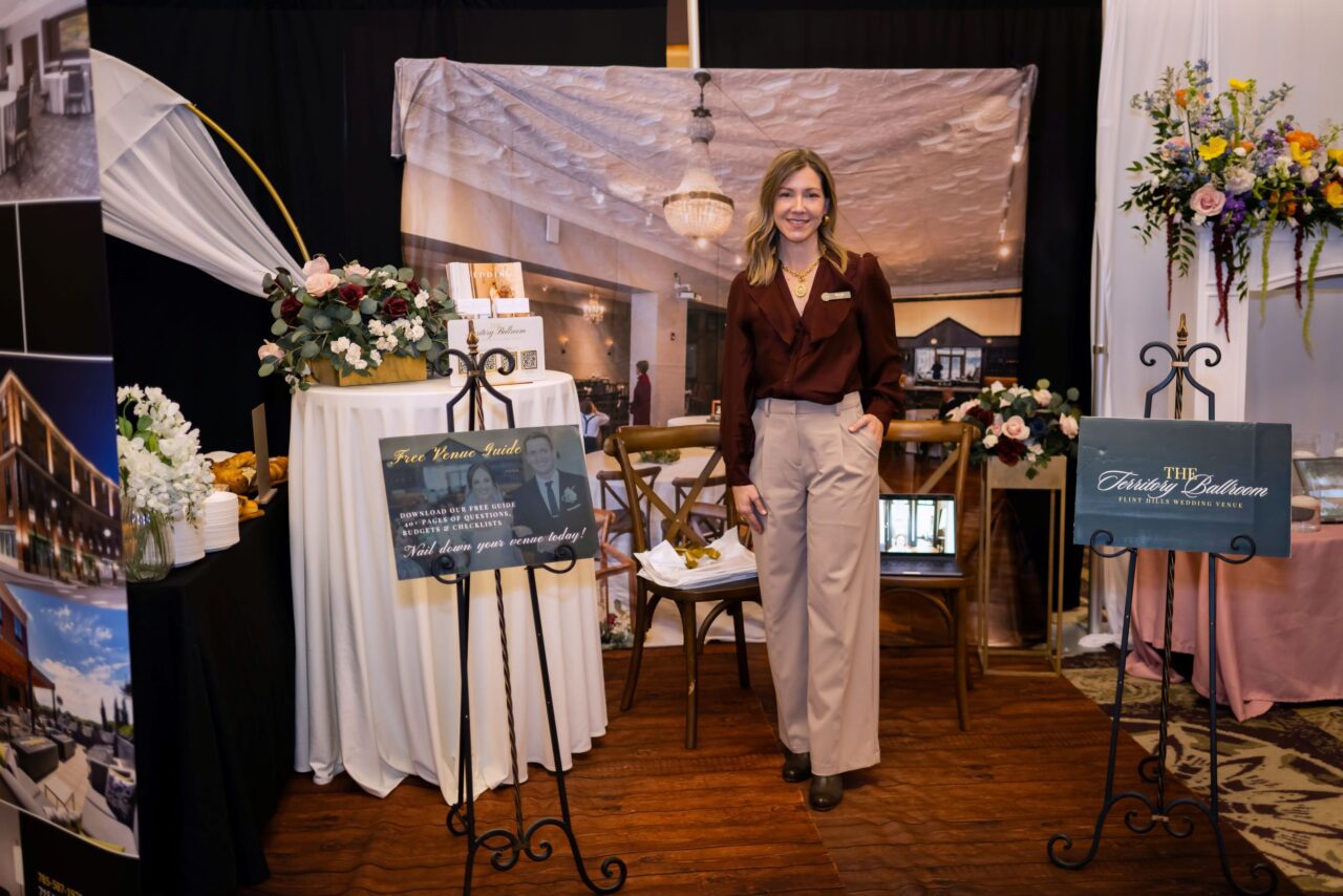 The Territory Ballroom Flint Hills Bridal Show Booth Vendor