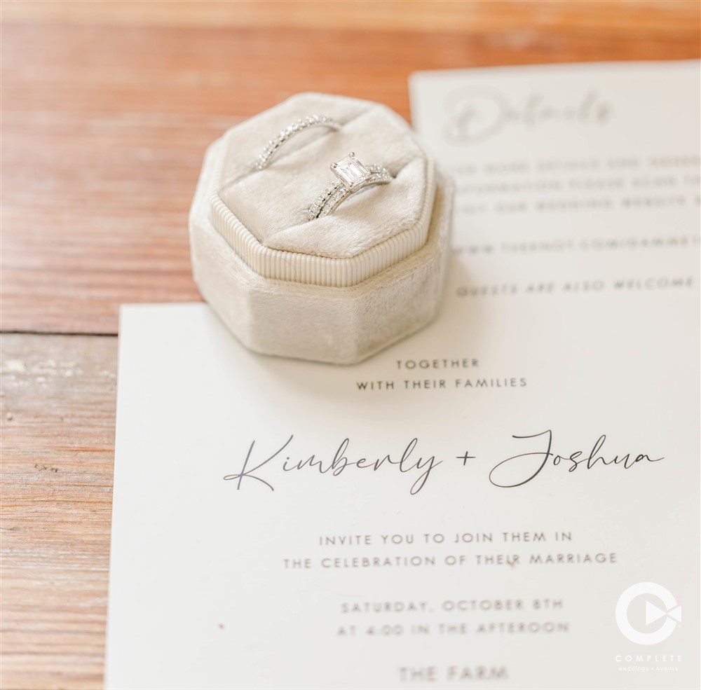 Kimberly and Joshua wedding details