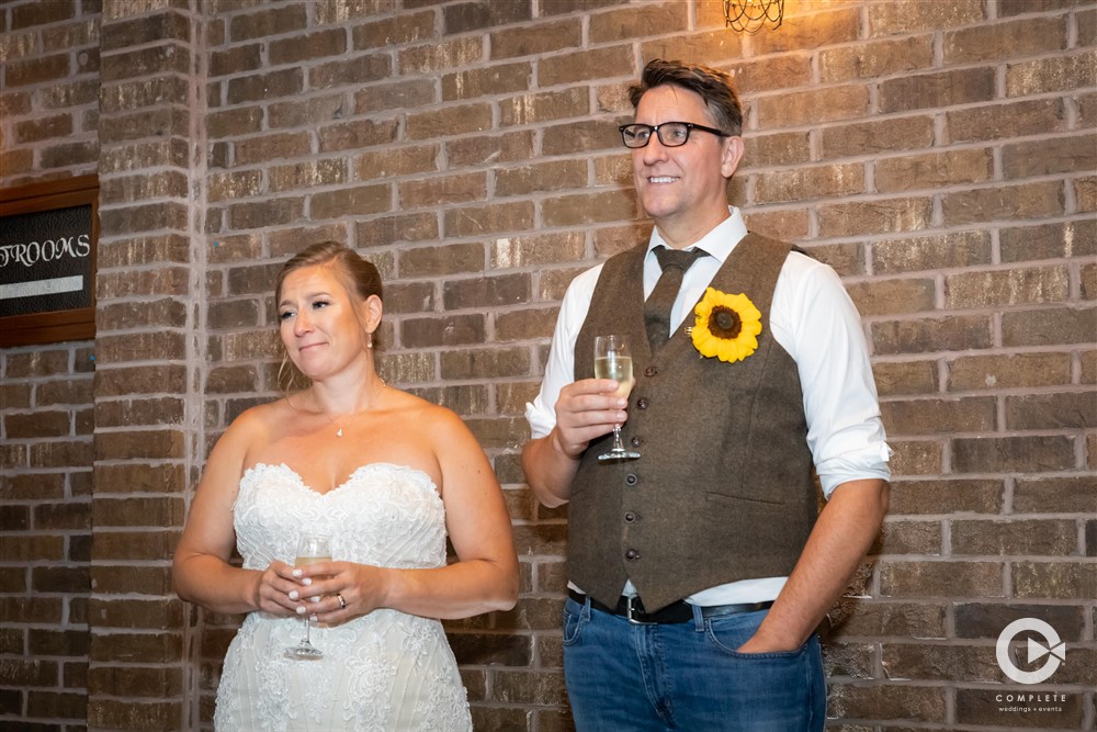 yellow and brown wedding
