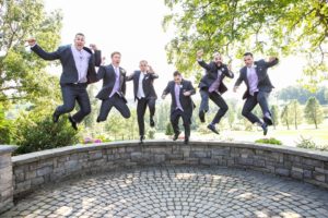 Woodstone Estates, groomsmen, jumping photos