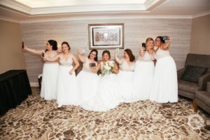 Willow Valley Weddings, DoubleTree Lancaster, bridesmaid selfies