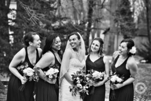 black and white photos, bridesmaids, girl squad