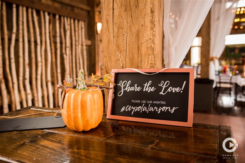 personalized wedding hashtag