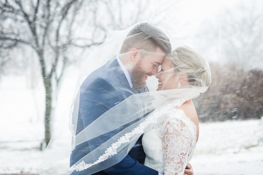 Lincoln, NE Winter Wedding Photography