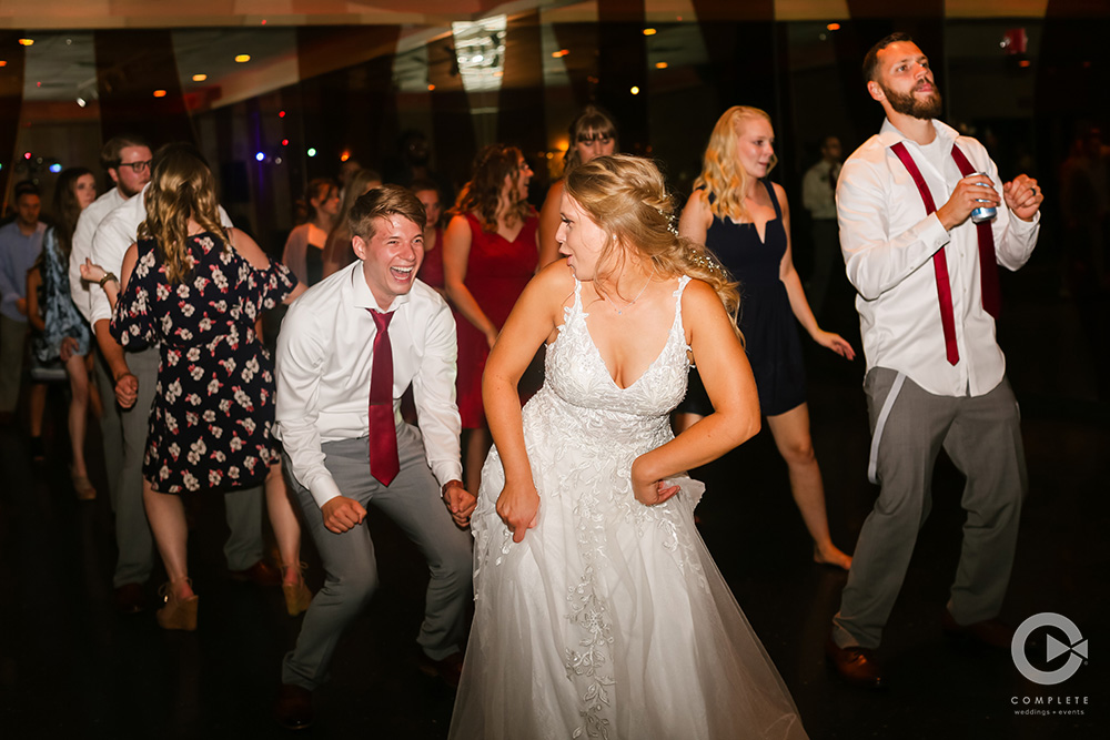 dance floor at reception - wedding planning checklist tips