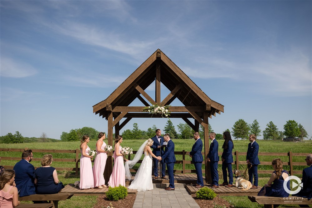 Taylor + AJ's Outdoor Wedding at Roca Berry Farm