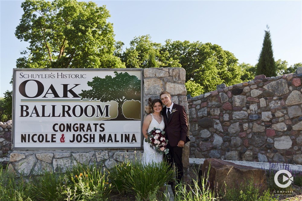 schuyler Oak Ballroom wedding