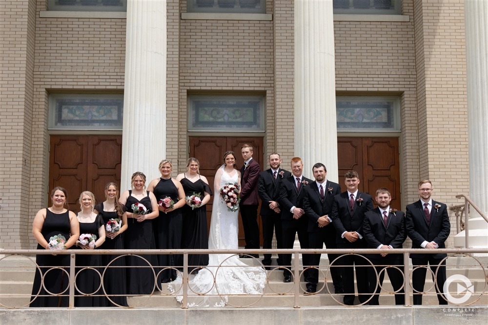 formal wedding day photos