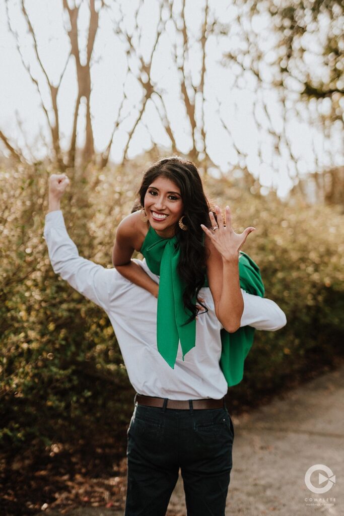 spontaneous engagement photos