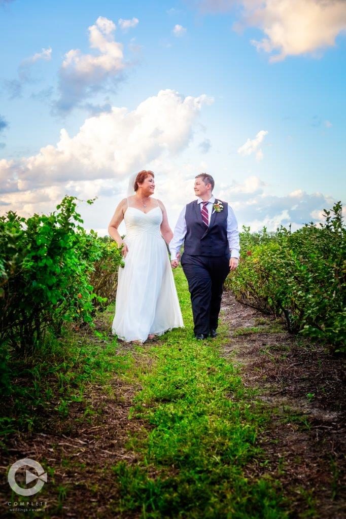 Ever After Farms U-Pick Blueberry Farm Mims FL Wedding Photographer