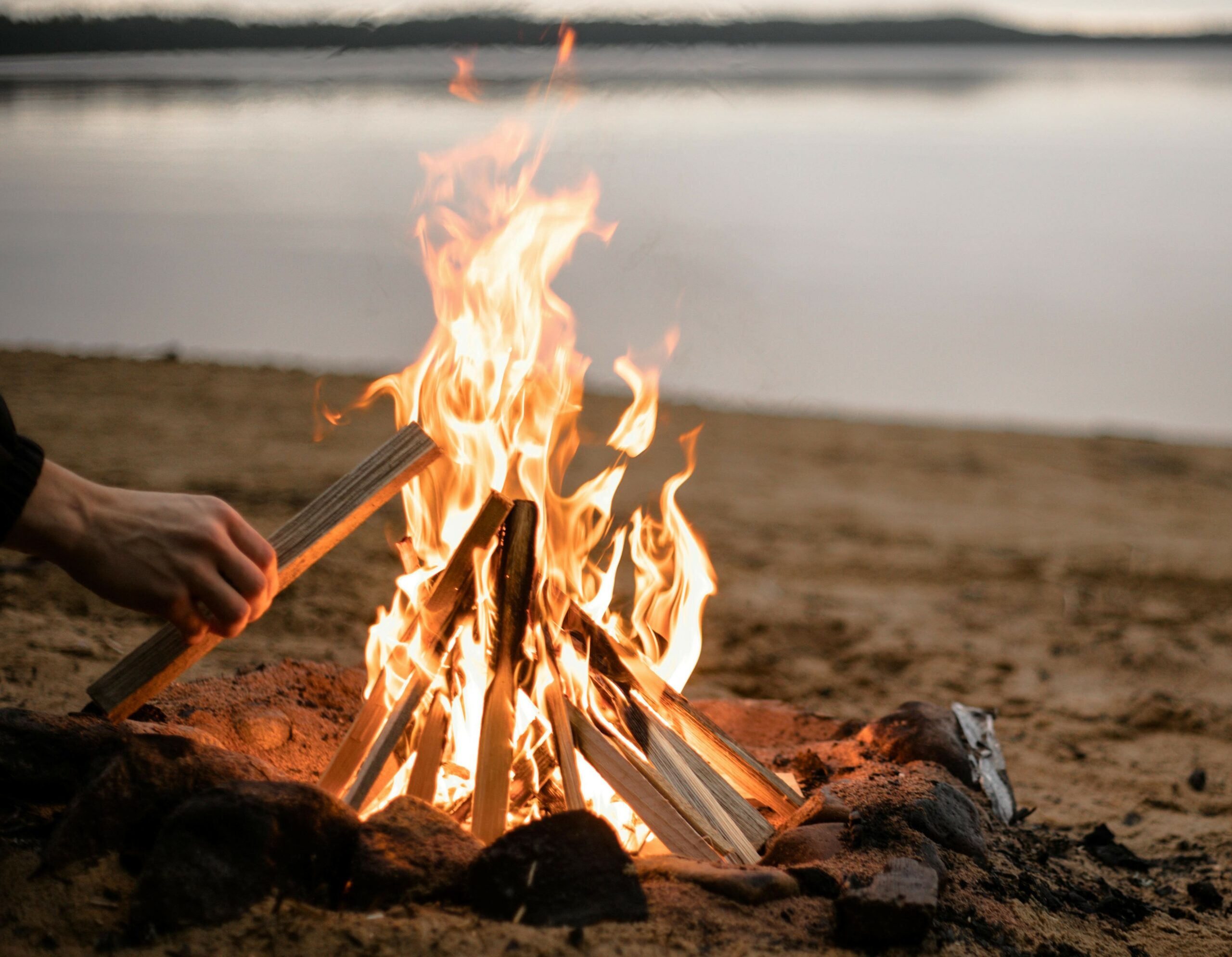 Ebracing adventure with a Beach Fire 