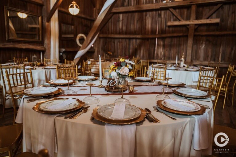 Wedding venue details table