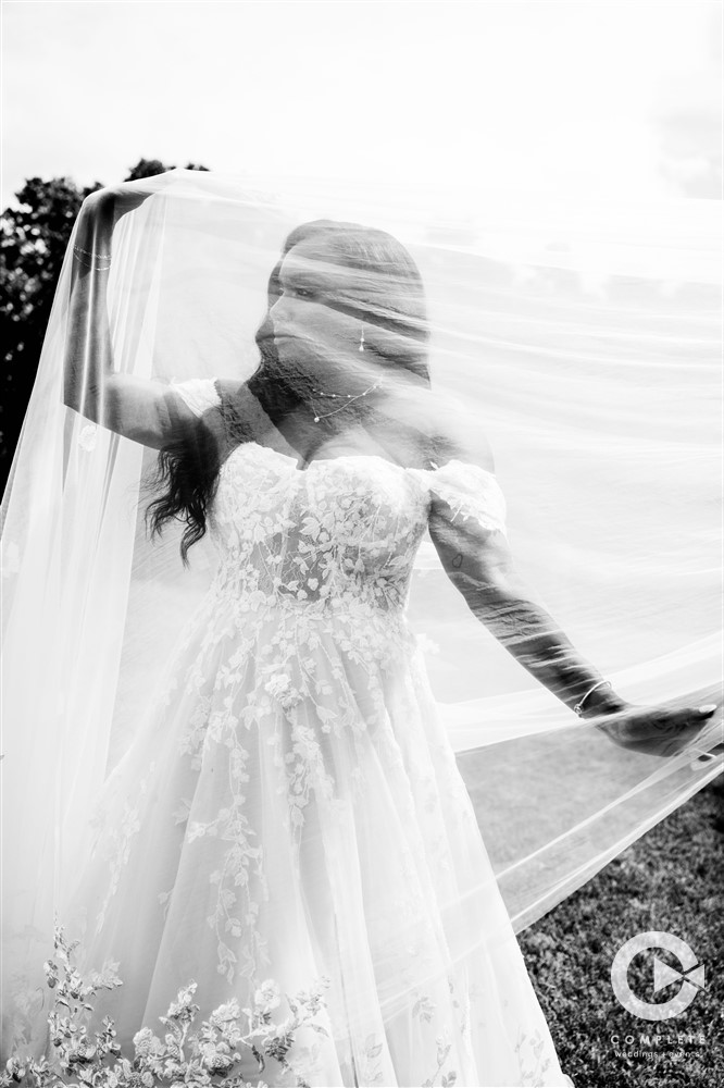 Wedding veil bride