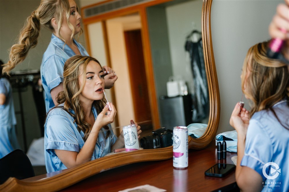 bride getting ready