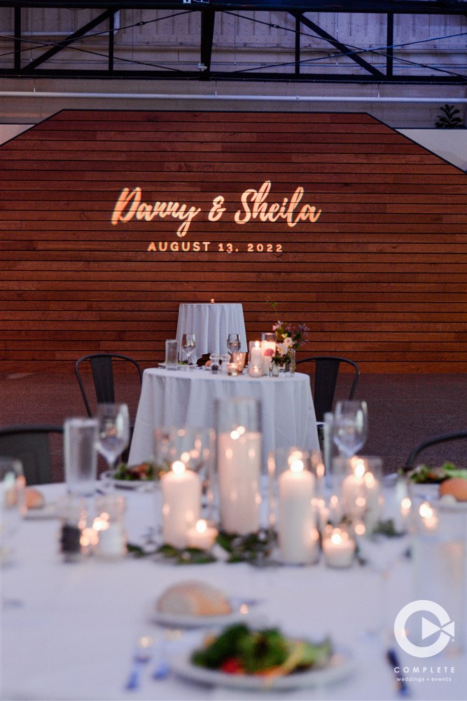 wedding GOBO names light