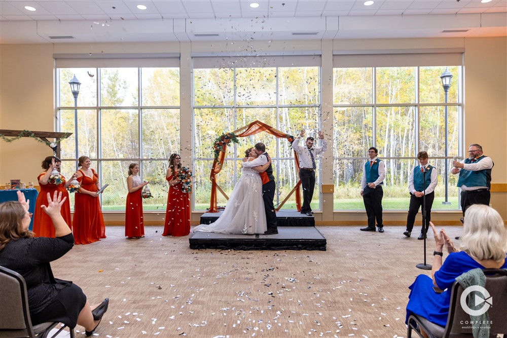 Minnesota Fall Wedding at the Braham Event Center