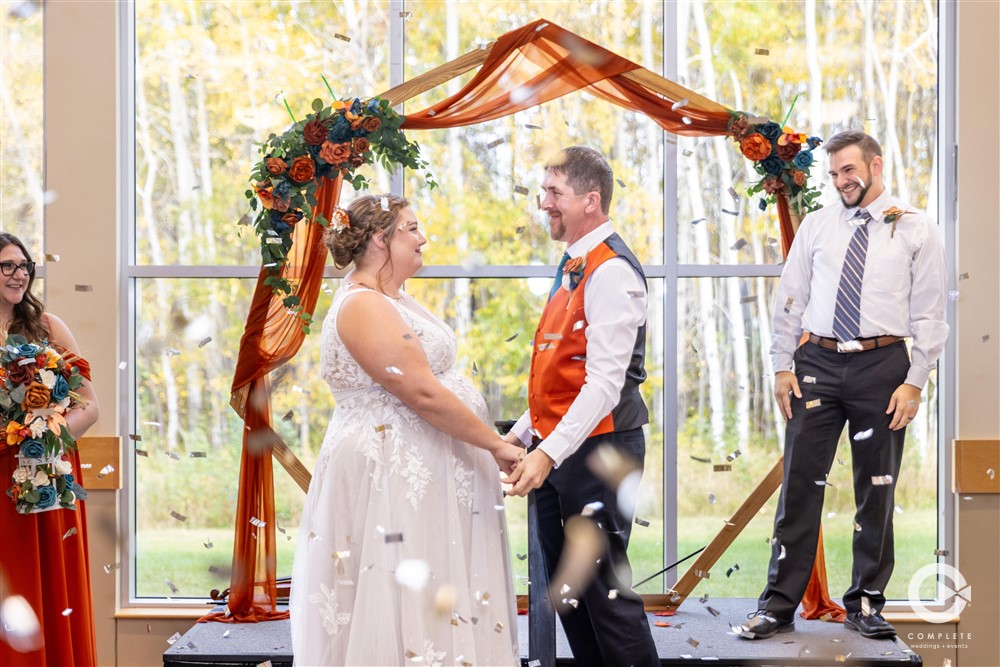 Minnesota Fall Wedding at the Braham Event Center