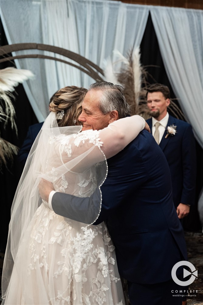 Ceremony at lake Elmo pavilion shot by Complete