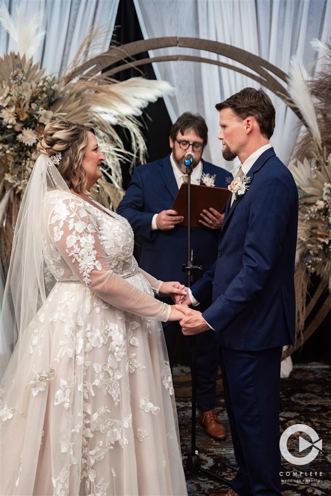 Ceremony at lake Elmo pavilion shot by Complete