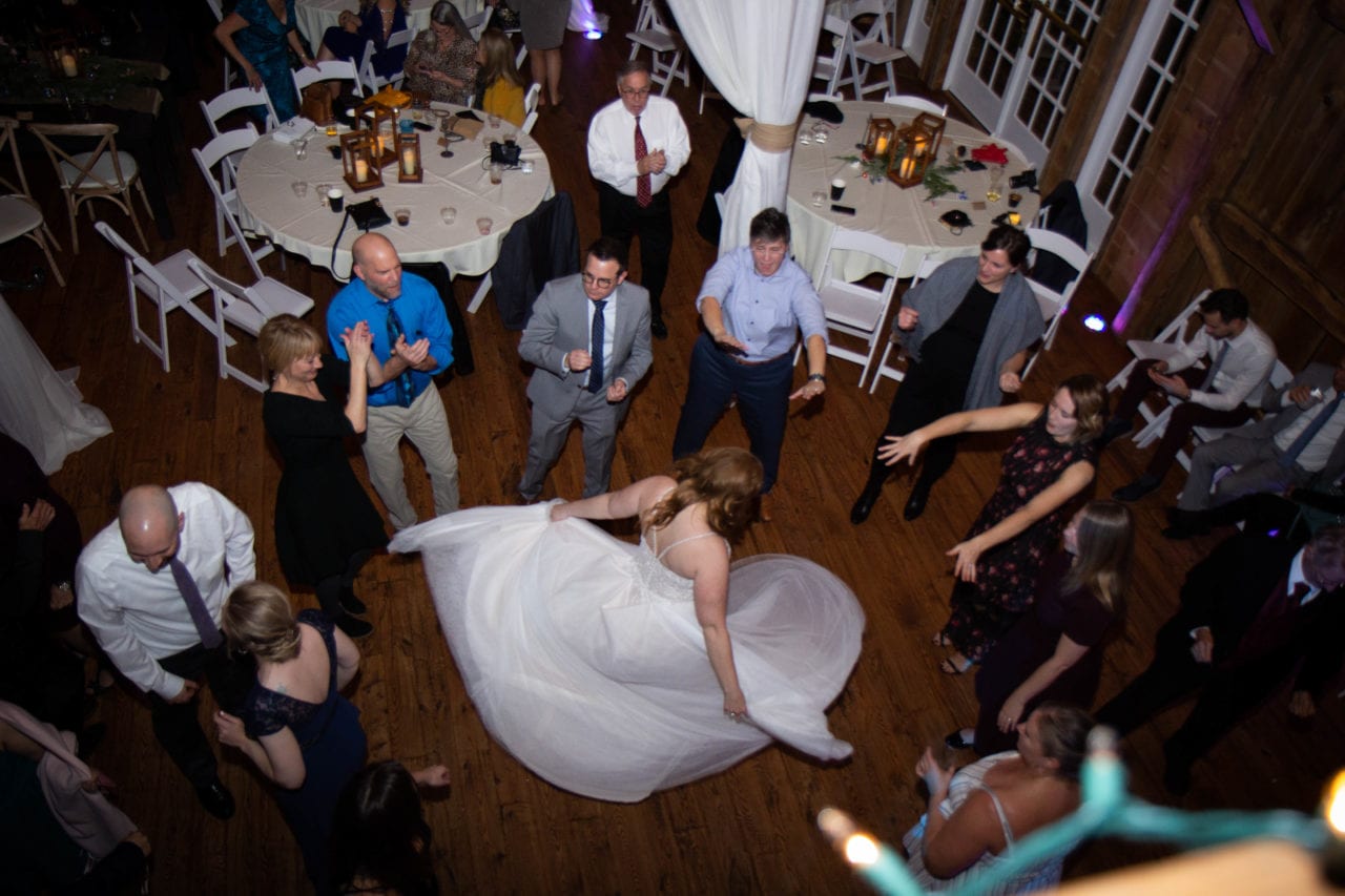 reception dancing