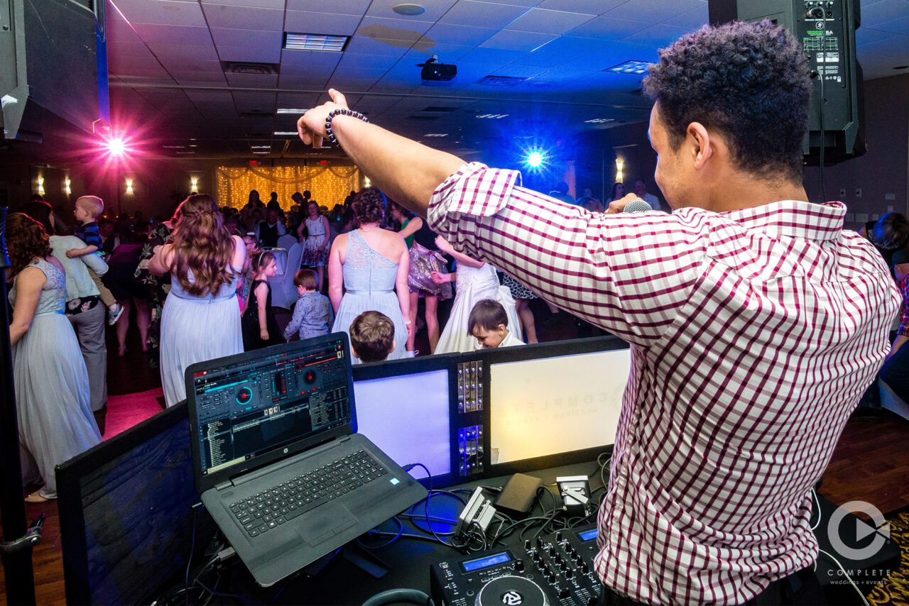 A Complete wedding DJ keeps the crowd involved and the energy up!