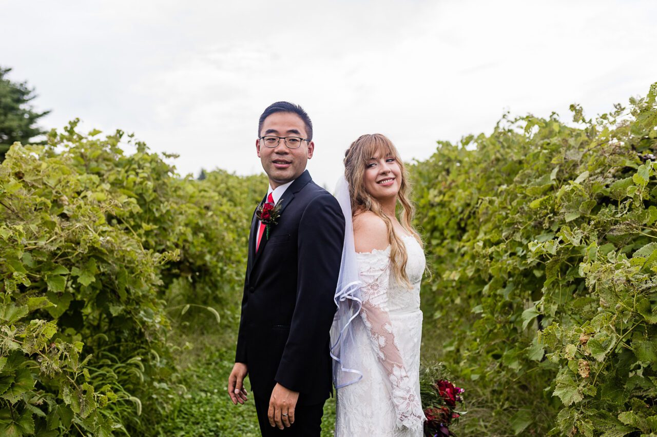 bride and groom