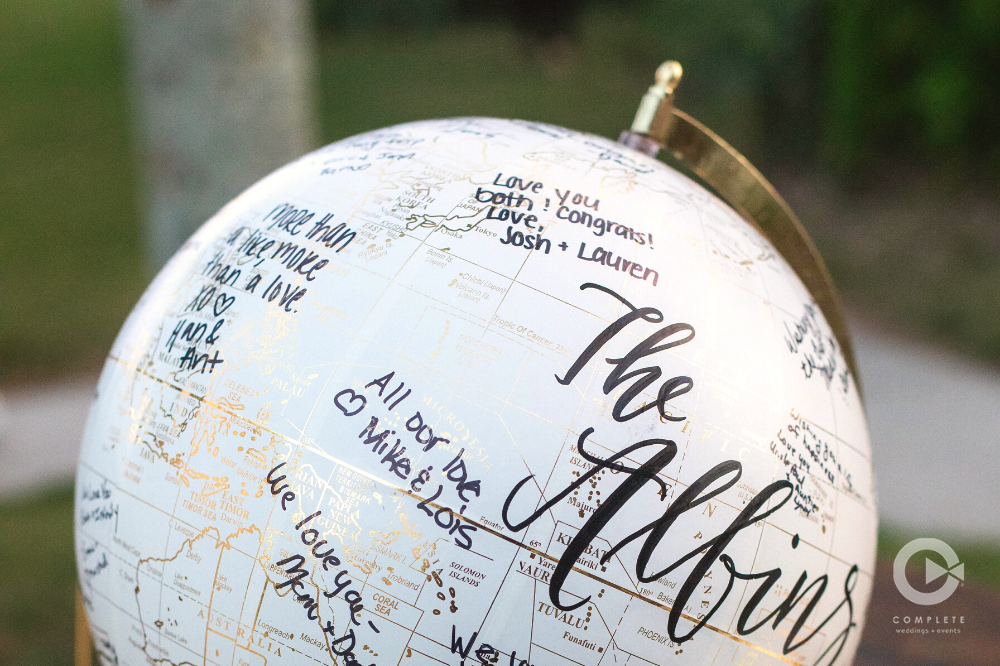 globe guest book