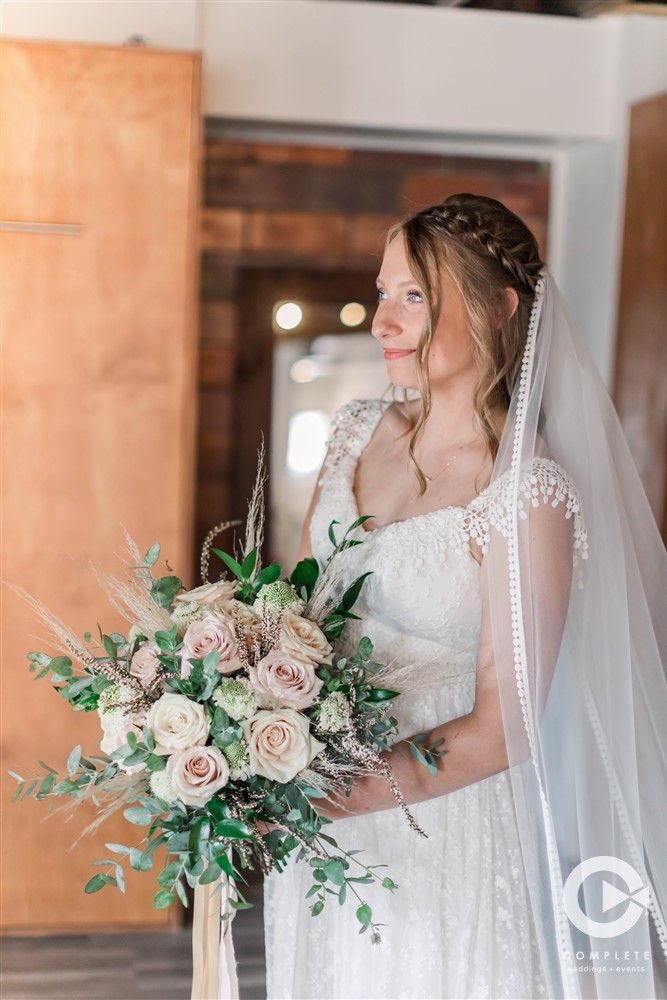 real wedding bouquet