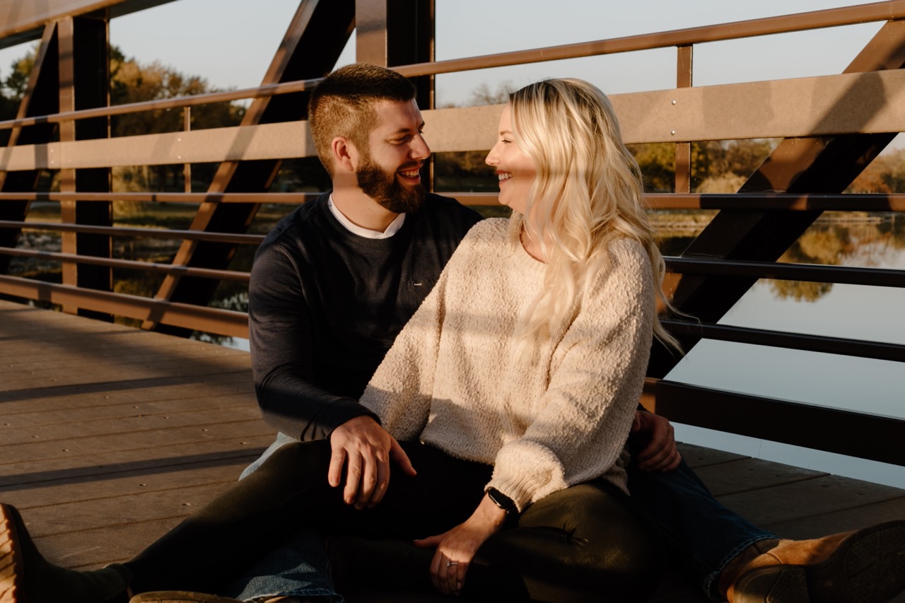 summertime engagement photos