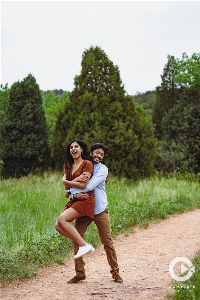 Fun engagement shots