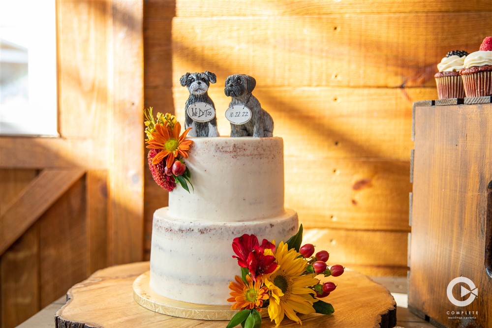 dog cake topper