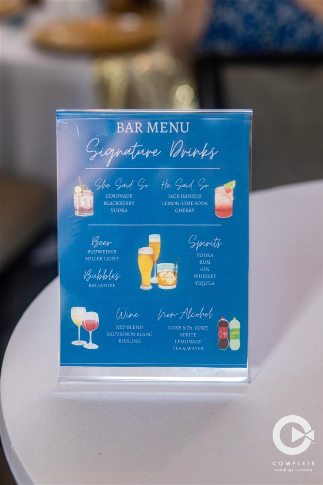 wedding signature drink