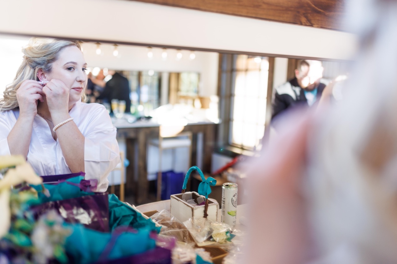 bride getting ready