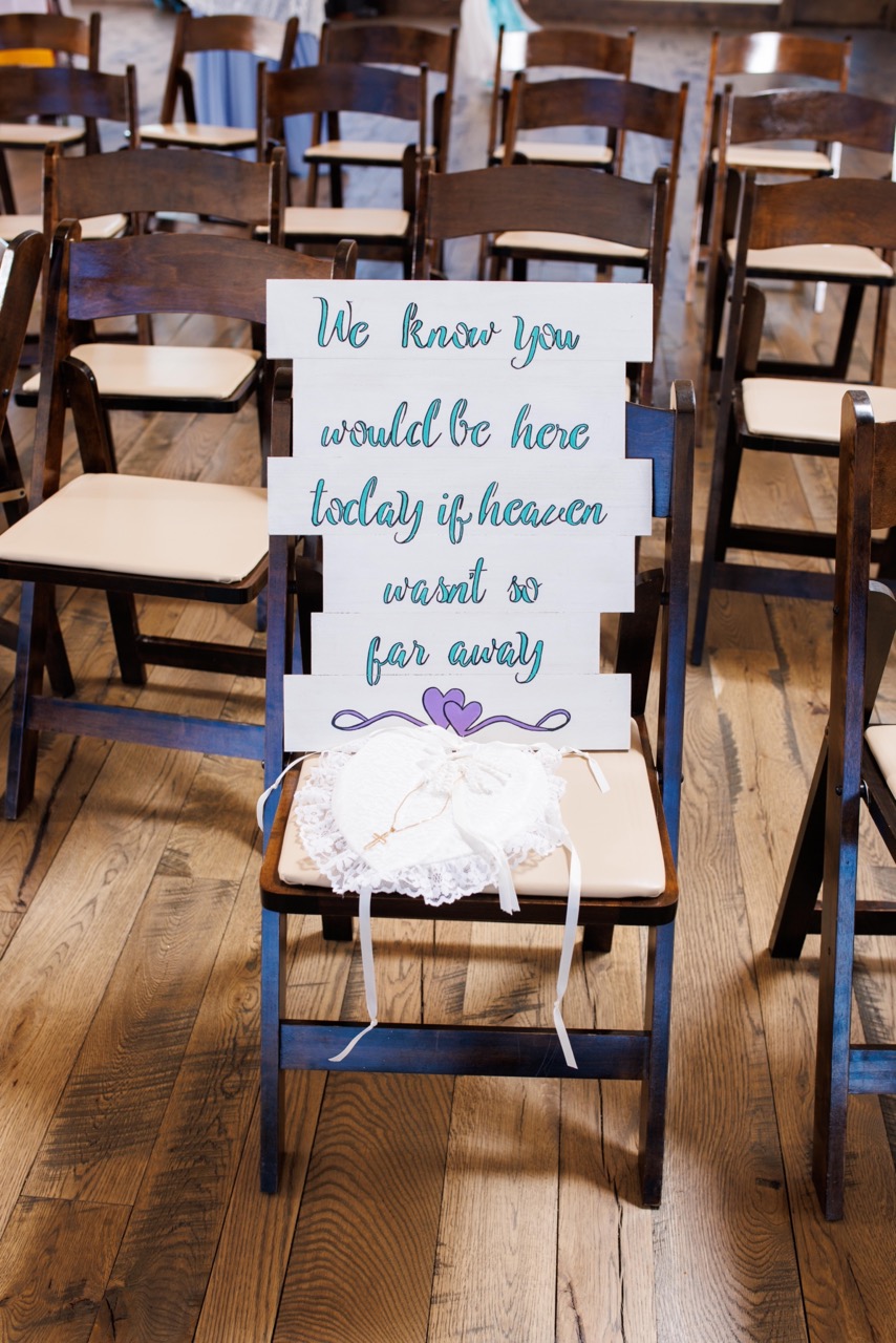 remembering loved ones during wedding