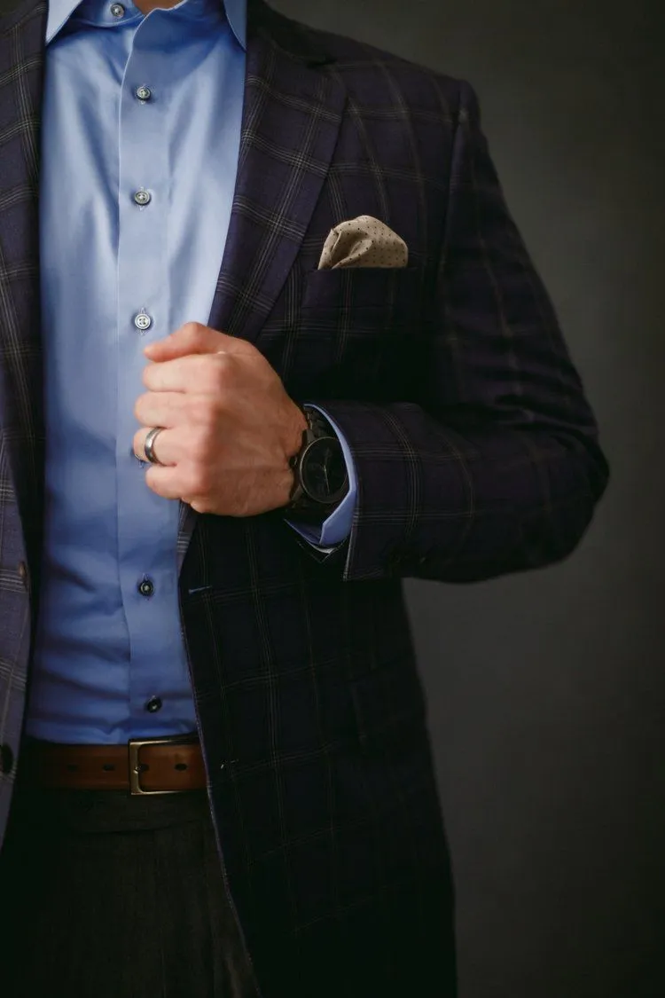 Suit worthy of her dress