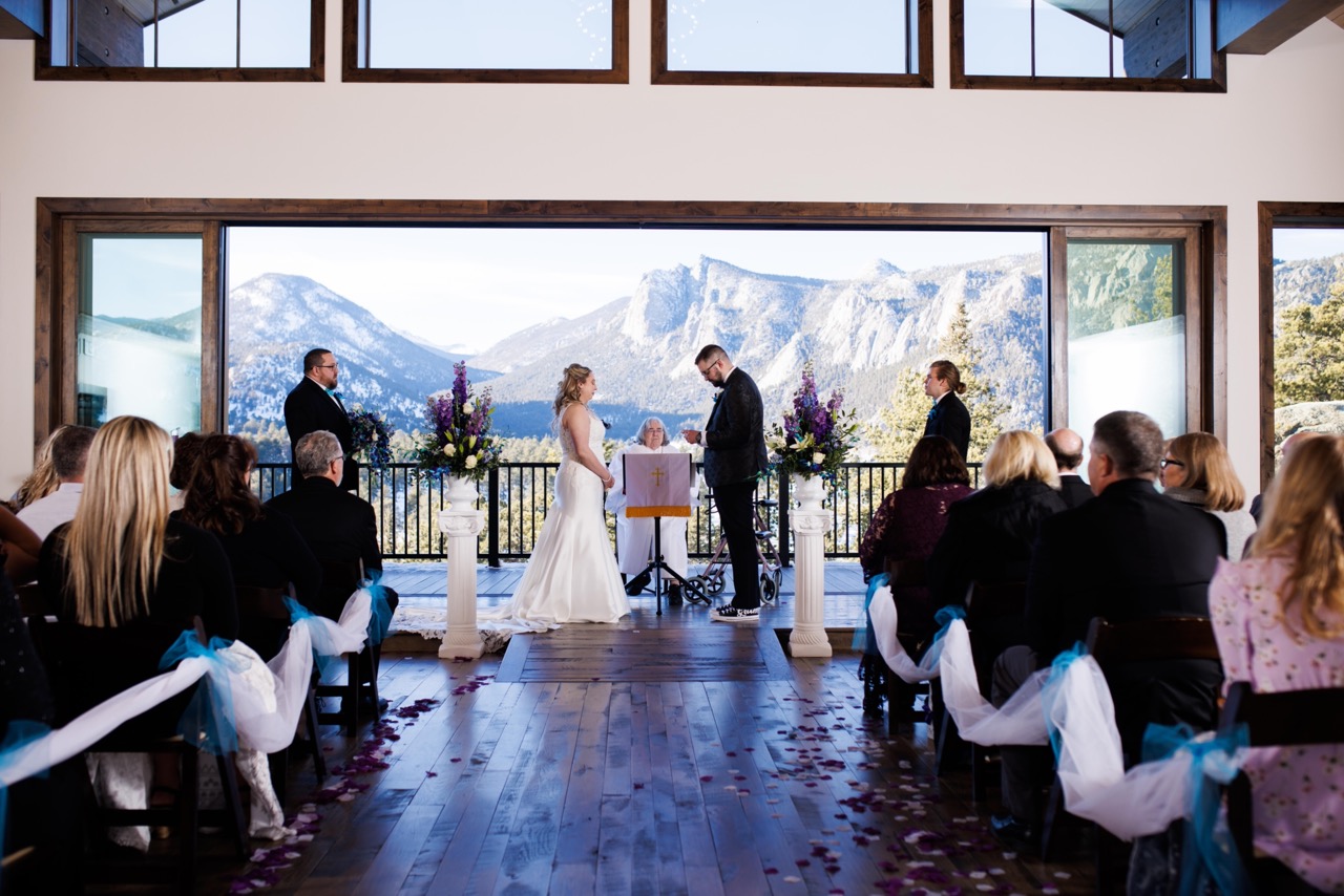 northern Colorado wedding ceremony