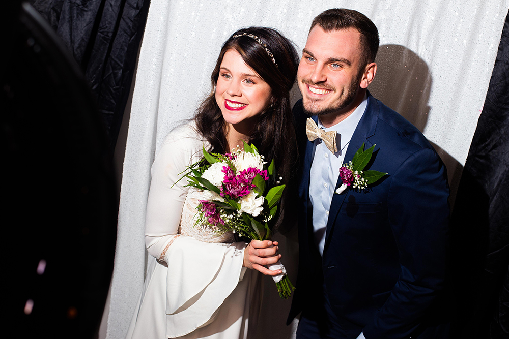 Photo Booth with Bride and Groom