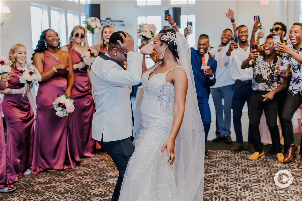 Capturing the couple's dance moves at the reception