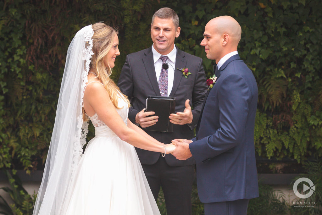 Bride and Groom Exchanging Vows