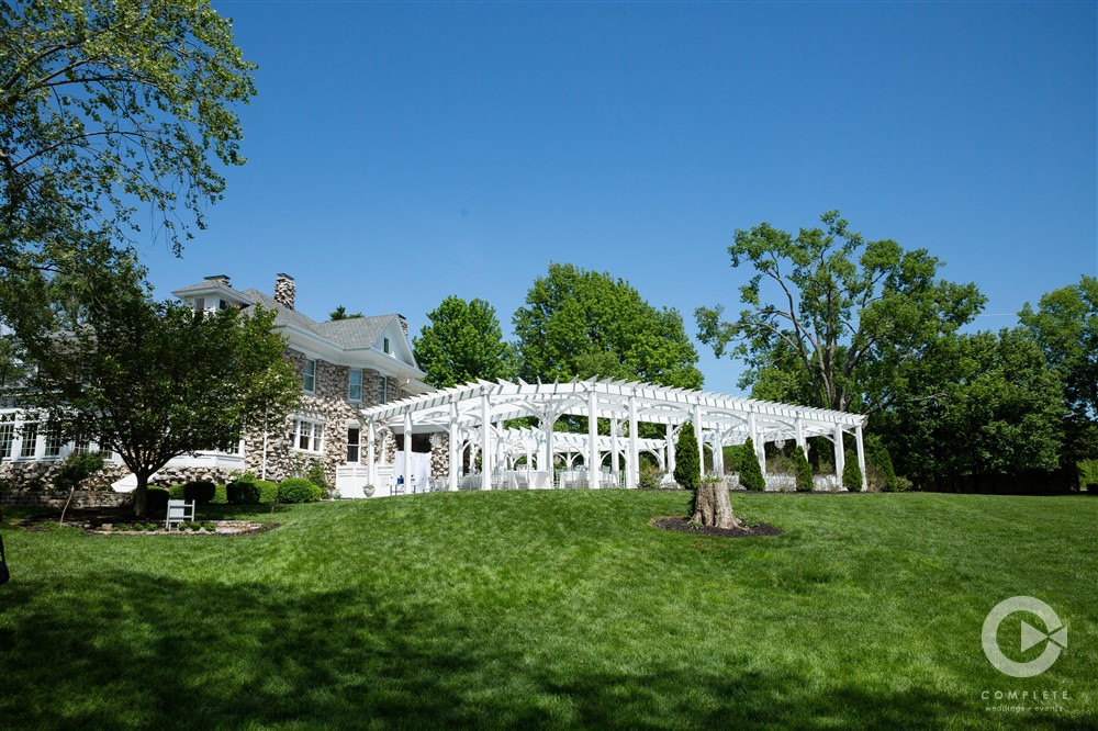 Outdoor Poolside Reception