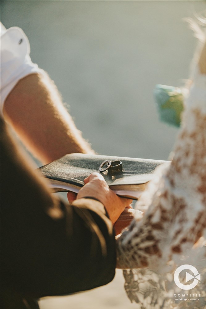 reading bible at wedding ceremony