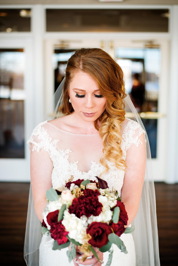 bride and bouquet