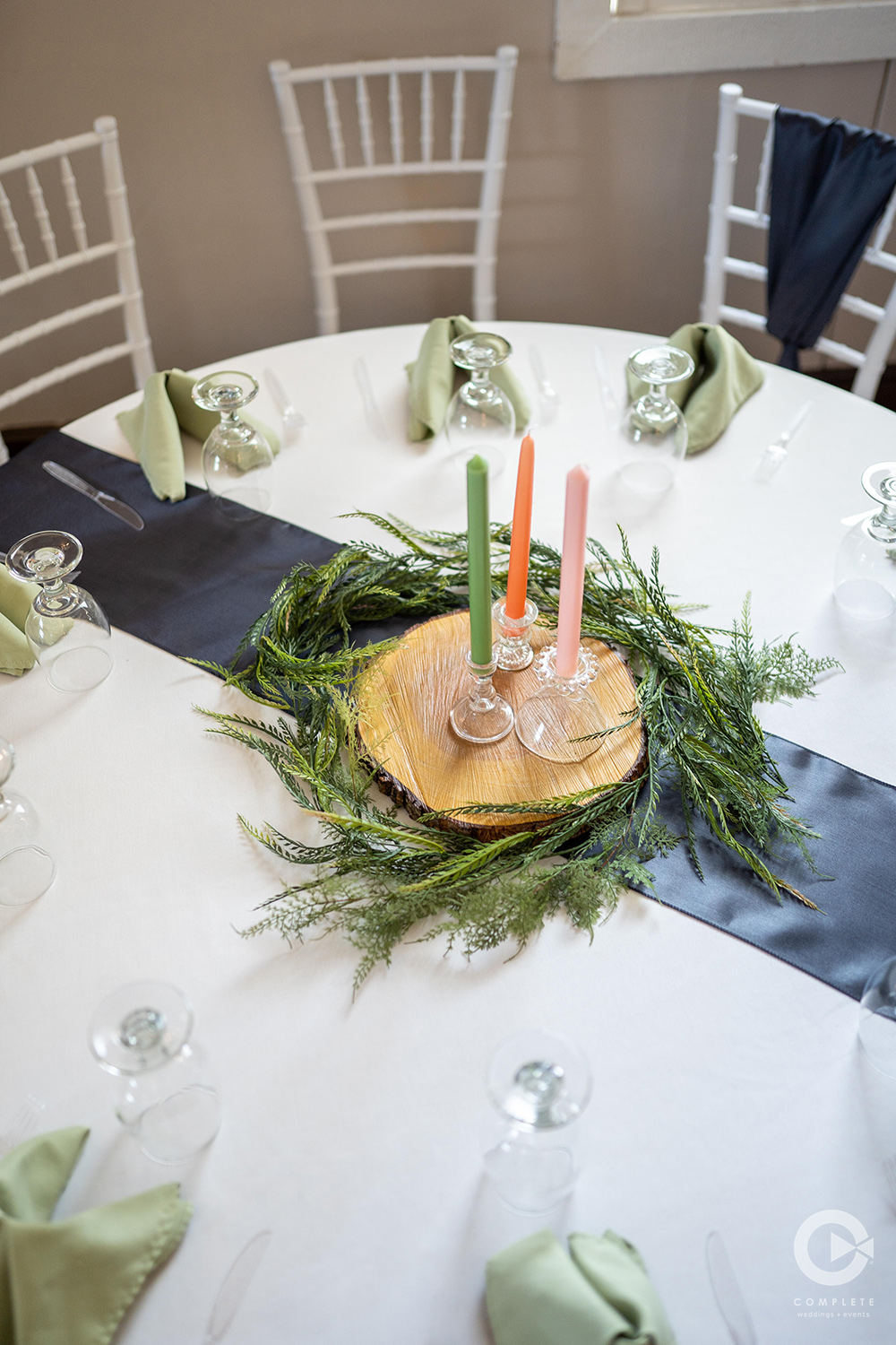 center piece summer wedding