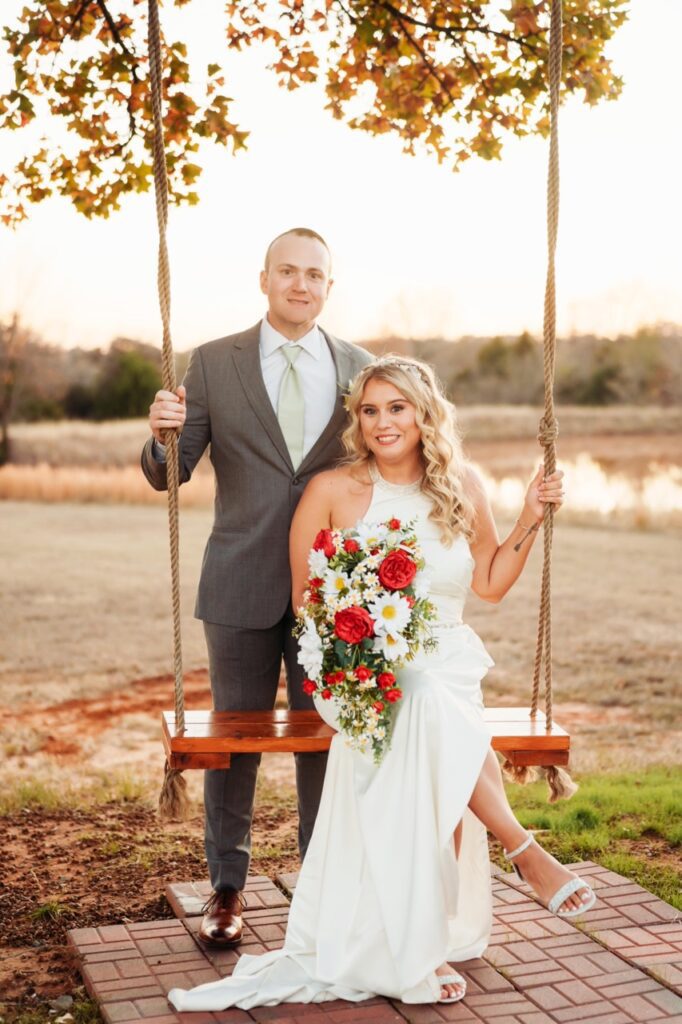 okc bride and groom