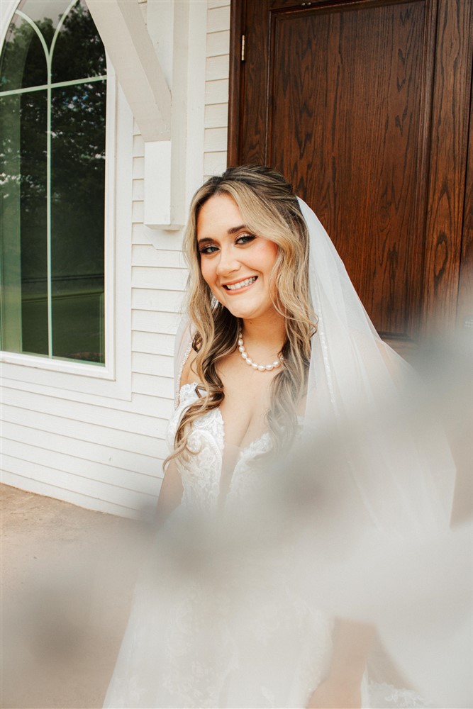 OKC Bride's Veil Photo